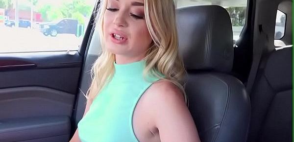  Anastasia rides dick in strangers car